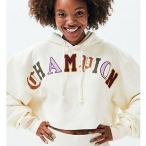 champion cropped sweatshirt